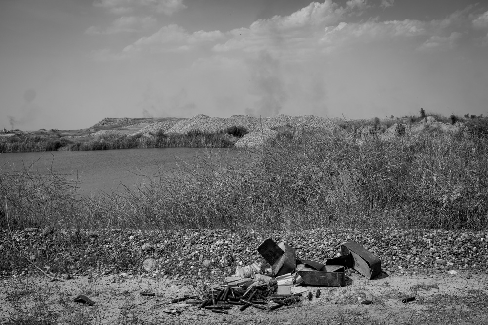 Peshmerga soldiers on the Gwer front line, southwestern Erbil, May 3, 2016. (Photo: Kurdistan24/Alexandre Afonso)